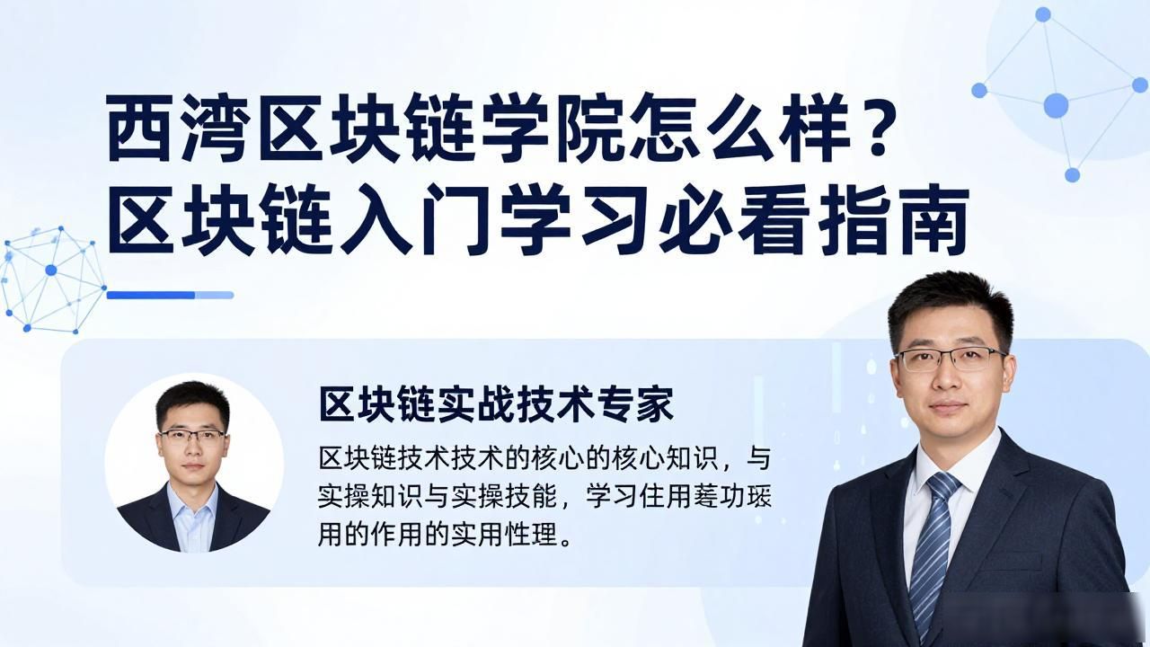 西湾区块链学院怎么样？区块链入门学习必看指南